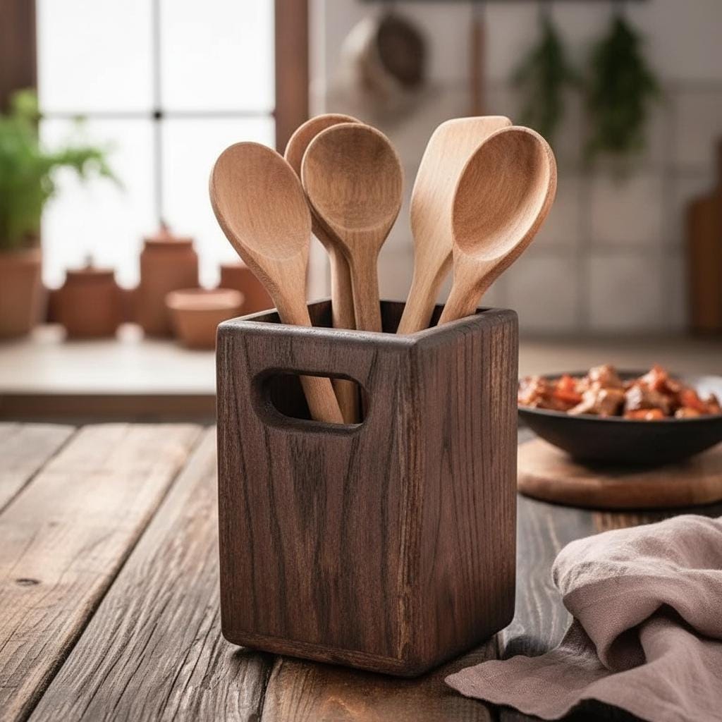 walnut-wooden-spoon-holder-kitchen-organizer-2